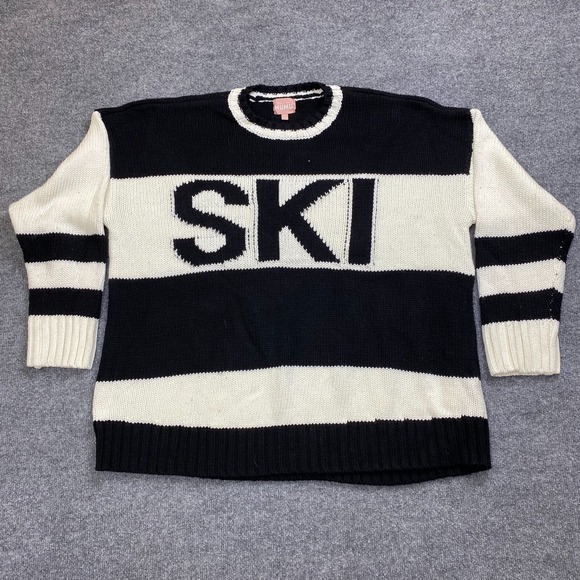 Show Me Your MuMu Sweaters - Show Me your Mumu Ski Sweater Womens Extra‎ Large Oversized Resort Lodge Snow